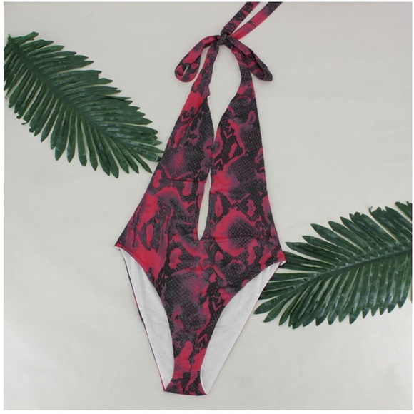 NEW! Snakeskin Multiple Wrap Monokini - Picture 5 of 6